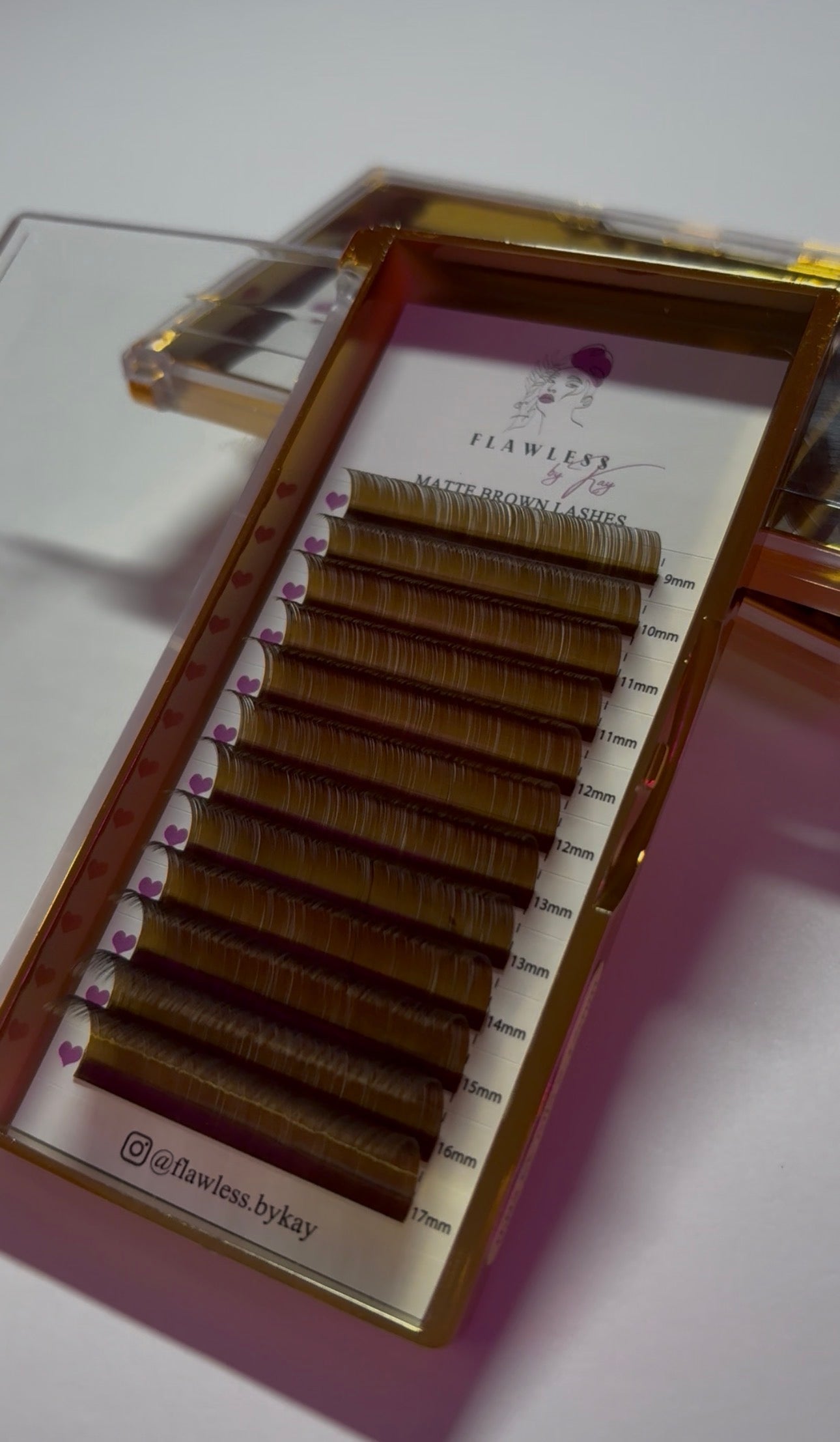 Brown Lash Trays