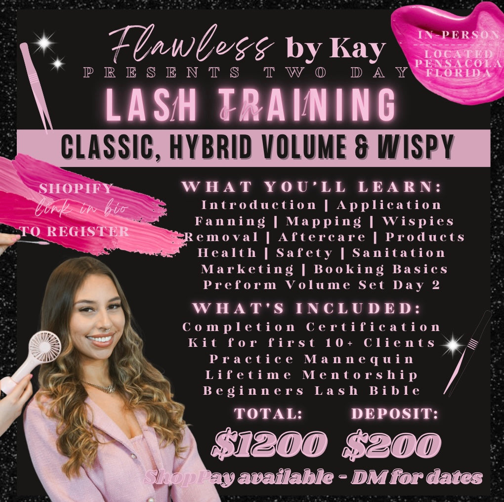 Private 2-Day Lash Training