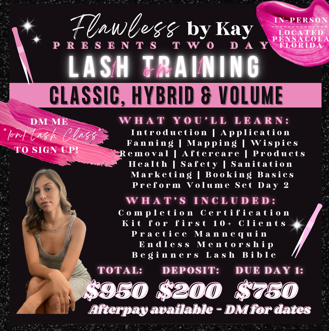 Private 2-Day Lash Training